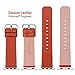 Fullmosa Leather Bands Compatible with Apple Watch 41mm 40mm 38mm 42mm 45mm 44mm 49mm Women Band Strap for iWatch Ultra 2/Ultra/9/8/7/6/5/4/3/2/1/SE2/SE, 41mm 40mm 38mm Orange
