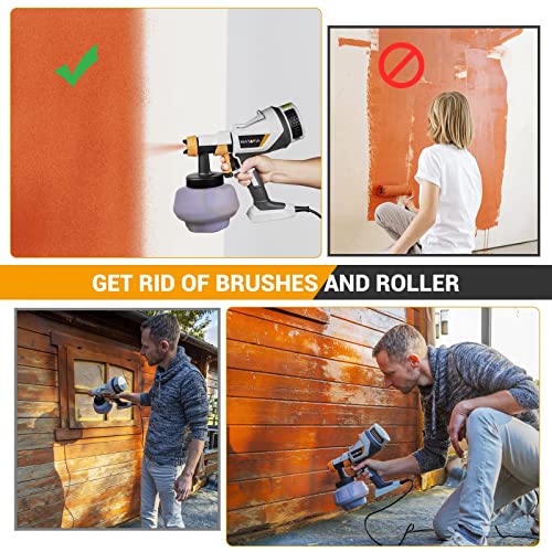 Upgraded Paint Sprayer, BATAVIA 700W Power HVLP Electric Spray Paint