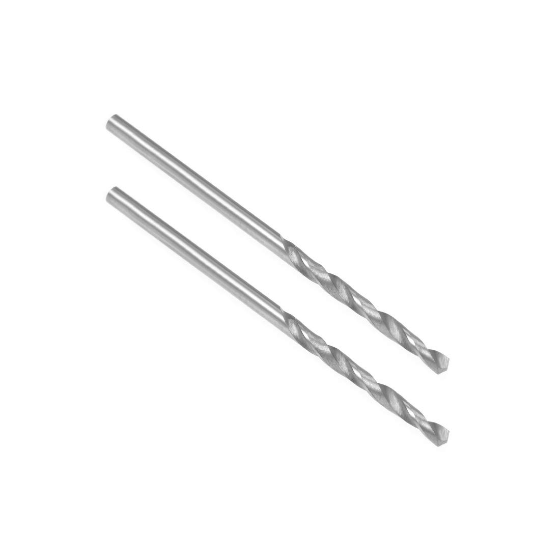 uxcell 1.65mm Solid Carbide Drill Bits Straight Shank for Stainless Steel Alloy Hard Steel, Hardened to 50 HRC, 2 Pcs