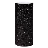 Gift Expressions Blue Glitter Tulle Rolls for party and craft, 6-inch x 25 yard - Blue