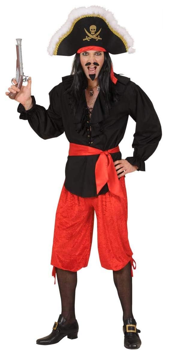 Velvet Knickerbockers - Red Accessory for Lingerie Fancy Dress