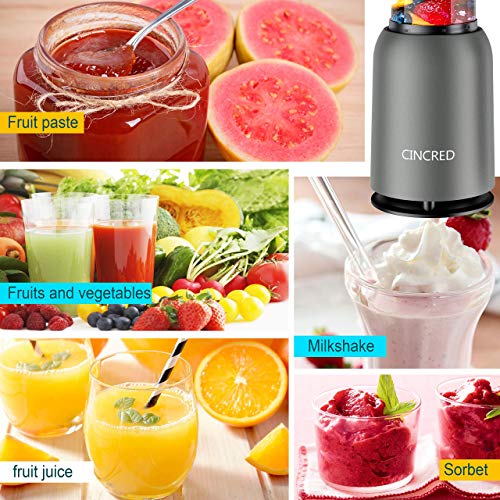 Cincred Personal Blender Smoothie Blender for Milkshake, Fruit