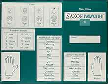 Amazon.com: Saxon Math 1: 24 Student Box 4 Fact Cards/Math Office