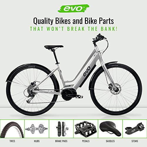 EVO E-Cargo Handlebar Bicycle Basket - Lift-Off Steel Mesh Wire Bike Basket - Black - Thumbnail 5