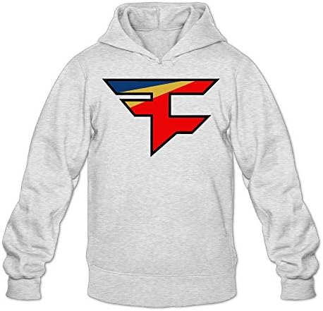 Papanice Faze Clan Team Logo Hoodies Men's Warm Fashion Hooded Sweatshirt Ash