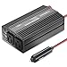 Maxboost 300W Power Inverter Dual 110V AC Outlet + Two 2.4A/24W USB Smart Ports Car Charger [Aluminum Body] DC 12V to 110V AC + DC 5V USB Battery Charger for laptop,iPad,iPhone,Tablet,phone
