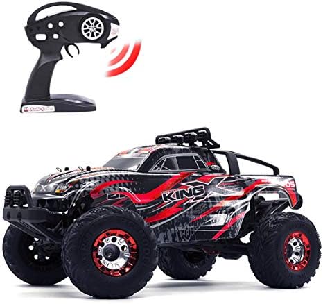 Brushless RC Car Truck Crawler, Keliwow 1:12 Scale 4WD 18.64 MPH Remote Control Truck Off-Road Racing Vehicle RTR (C05-Brushless-Red)