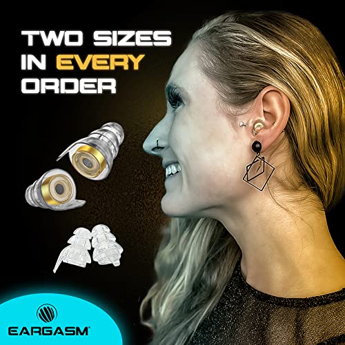 Eargasm High Fidelity Earplugs for Concerts Musicians Motorcycles Noise