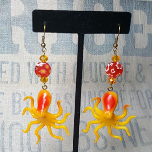 Toy Octopus Earrings