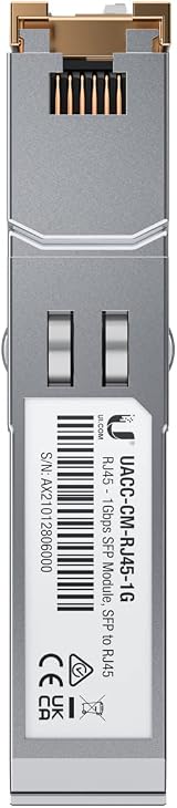 Ubiquiti UACC-CM-RJ45-1G 1G SFP to 1GbE RJ45 Module view 4