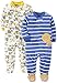 Simple Joys by Carter's Baby Boys' Fleece Footed Sleep and Play, Pack of 2, Lion/Trucks, 6-9 Months
