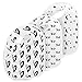 Fawn Hill Co Muslin Cotton Baby Bibs - Black and White - 3 Pack