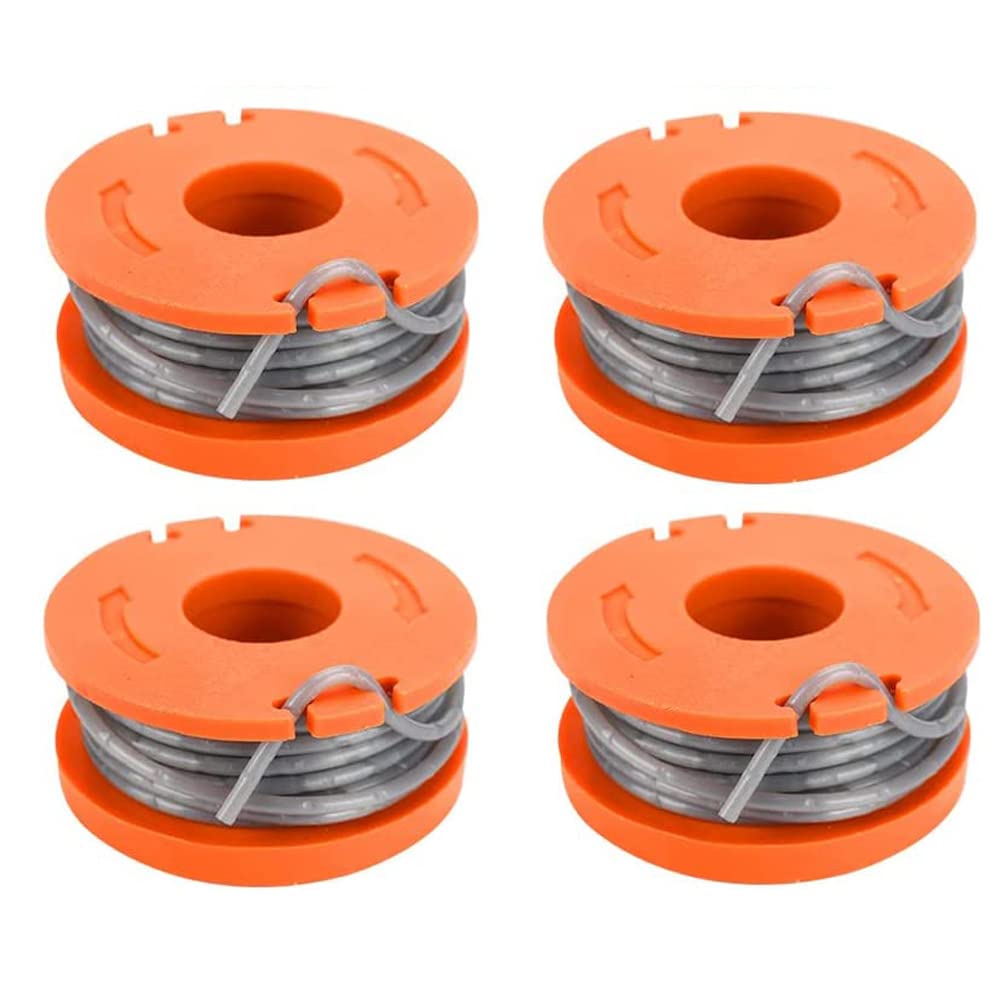 mzoLife Strimmer Spool Compatible with Mac Allister MGTP18Li Trimmer Line, 10ft 1.65 mm Autofeed Strimmers Replacement Spools (4PCS)