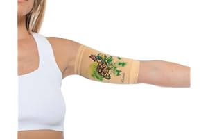 Linphelle Coverpicc PICC Line Cover – Fashionable Upper Arm Cover – Soft, Microfiber Arm Sleeve to Protect PICC Lines (Medium