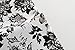 SSLR Men's Floral Button Down Short Sleeve Hawaiian Tropical Shirt (X-Large, White Black)