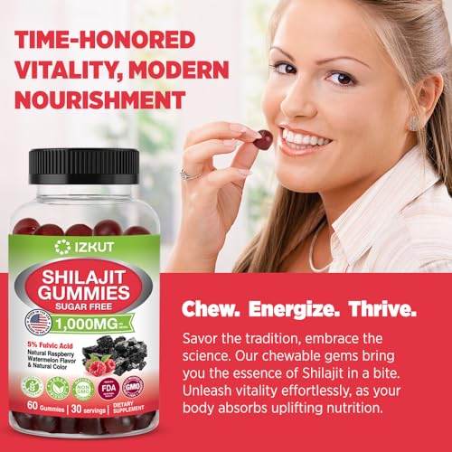 Shilajit Gummies 1000mg for Men and Women