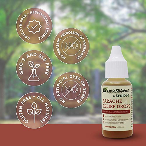 Natural Earache Drops for Ear Infection Prevention, Pain Relief, Swimmer's Ear - Homeopathic, Holistic, Vegan Herbal Ear drops for Adults, Children - Made in USA, Healthy, Safe for Kids - Thumbnail 2