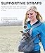 Outward Hound PoochPouch Dog Front Carrier, Medium, Blue