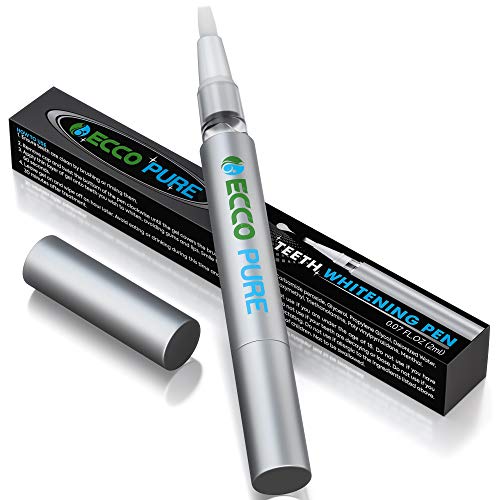 ECCO PURE Teeth Whitening Pen :: 1-Pack Gel Pen Kit :: 35% Carbamide Peroxide :: A Pearl Smile White As Snow