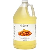 Baja Precious - Sweet Almond Oil, 100% Pure, 1 Gallon Jug - Food Grade Perfect for Cooking, Cosmetics, Massages, Soapmaking & More