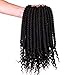 Silike 12 Spring Senegalese Twist Crochet Hair For Beauty (12 Roots Per Piece,3 Pieces) Curly End Crochet Braids For Women (U4)