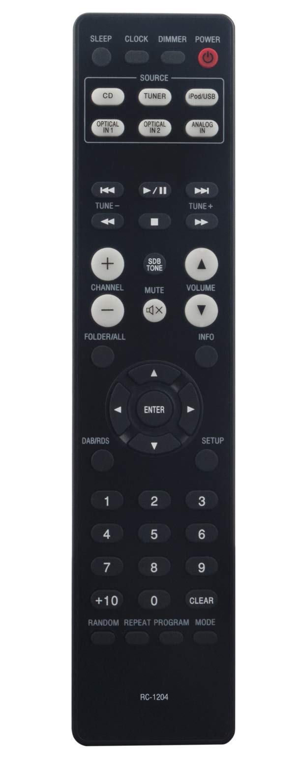 ALLIMITY RC-1204 Remote Control Replace for Denon AV Receiver D-M40 D-M40DAB RCD-M40 RC-DM40DAB