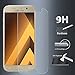 Zeking [2-Pack] Samsung Galaxy A5(2017) Tempered Glass Screen Protector 9H Hardness Case Friendly [Anti Scratch][Anti-Fingerprint] Bubble Free