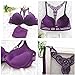 Daxin Women Sexy Lace Push Up Seamless Bra Racerback 32-36 B Cup