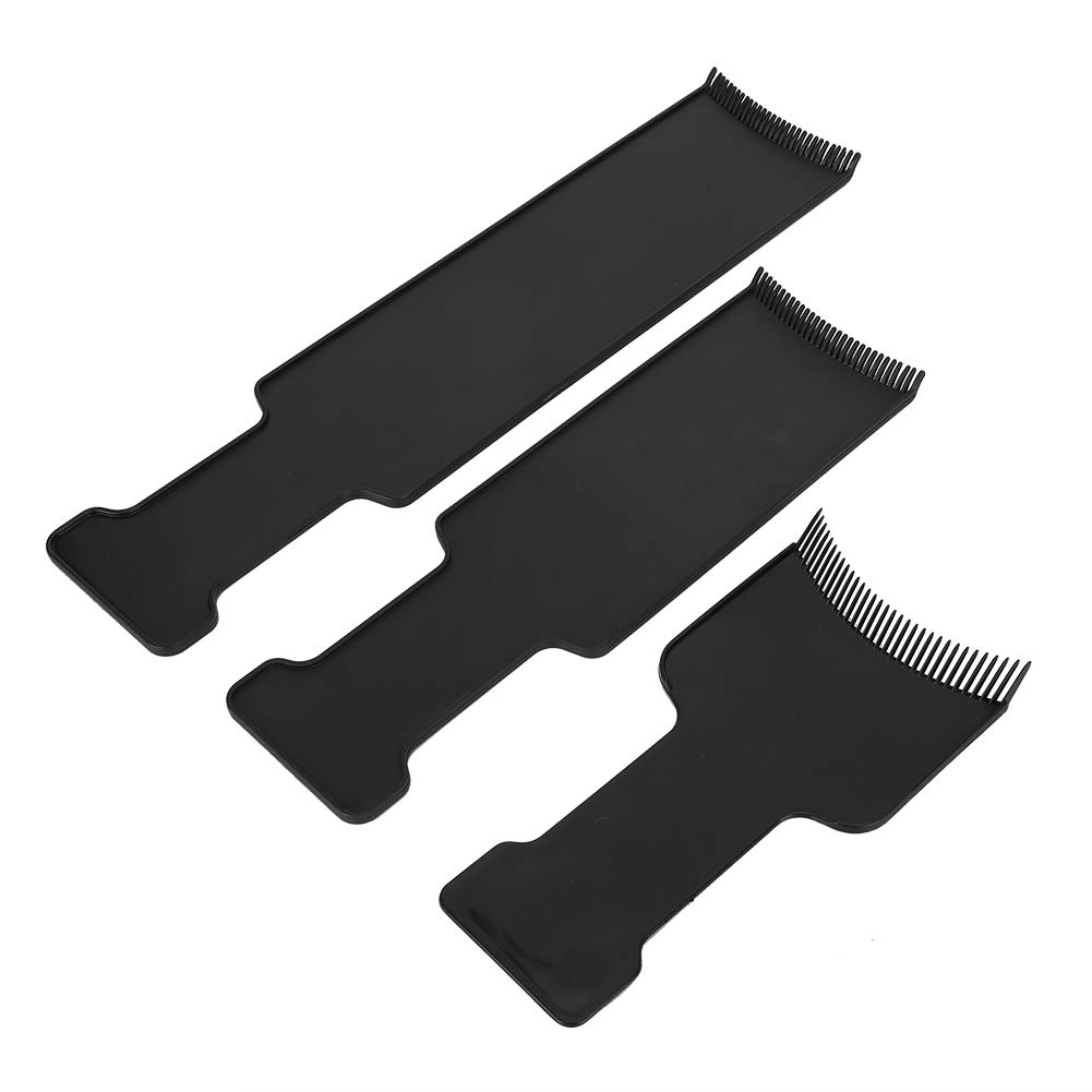 3pcs Coloring Dyeing Board, Professional Dye Color Board, Plastic Dye Highlights Bleach Board, Tools for Shop