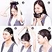 eBoot 4 Pack Nylon and Mesh Wig Cap, Neutral Nude Beige and Black