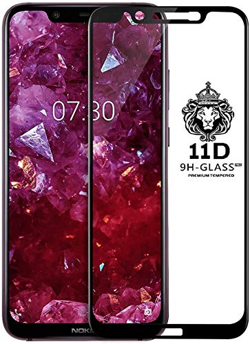 JGD PRODUCTS Tempered Glass for Nokia 8.1 (2019) (6D/11D) -Edge to Edge Full Screen Coverage