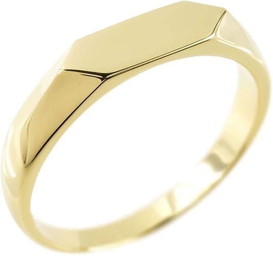 Amazon アトラス Atrus リング メンズ 18金 イエローゴールドk18 印台 地金 指輪 トレジャーハンター 1号 ジュエリー 通販