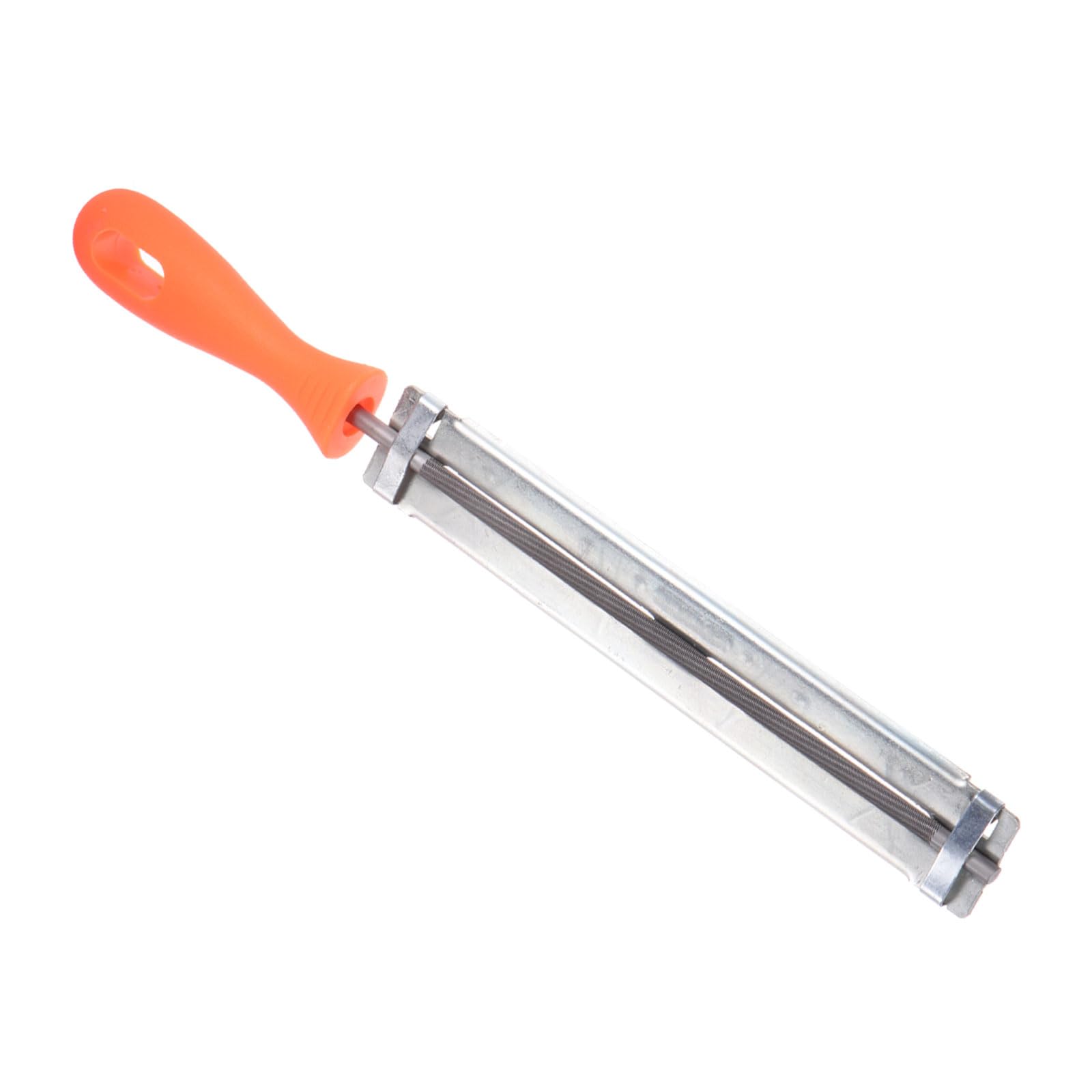 CoCud Chainsaw File Holder, 7/32" (5.5mm), Chrome Steel Round Sharpener Files with Angle Guides - (Applications: for Sharpening Chain Saws)