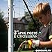 QUICKPLAY PRO Match-Fold Soccer Goal 3 x 2M / 10 x 6.5' with Carry Bag [Single Goal] Professional Quality Fast Set-Up Soccer Goal, Folds Flat for Shared Spaces