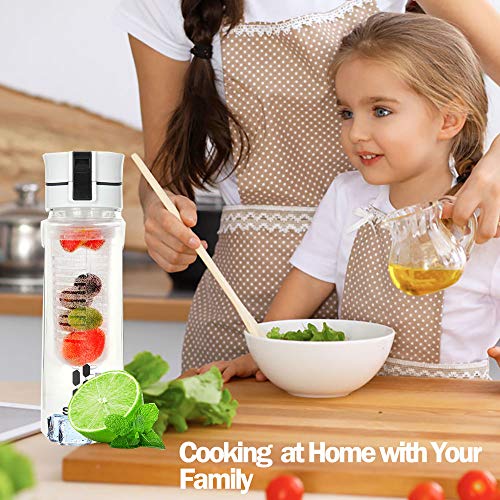 SHOKE Fruit Infuser Water Bottle 24 OZ, BPA Free Hydration Infusion