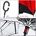 AIGUMI Reverse Folding Umbrellas C-Shaped Handle Golf Umbrella Double Layer Inverted Self Standing Umbrella
