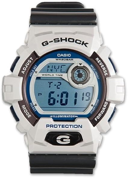 Amazon | Casio G-Shock Analog Digital Grey Dial White Mens Watch GA100A