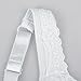 DELIMIRA Women's Wireless Plus Size Full Coverage Lace Bra Cotton Unlined Comfortable White 46D