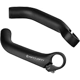 FIFTY-FIFTY Bike Bar Ends, Aluminum Alloy Mountain Bike Handlebar Ends | Durable MTB Bar Extender, Compatible with 22.2mm diameter Bicycle Bar, Ergonomic design, Easy to Install
