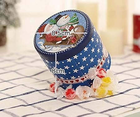 Tungchilan - Caja de Regalo para Galletas (Lata), diseño de Navidad: Amazon.es: Hogar