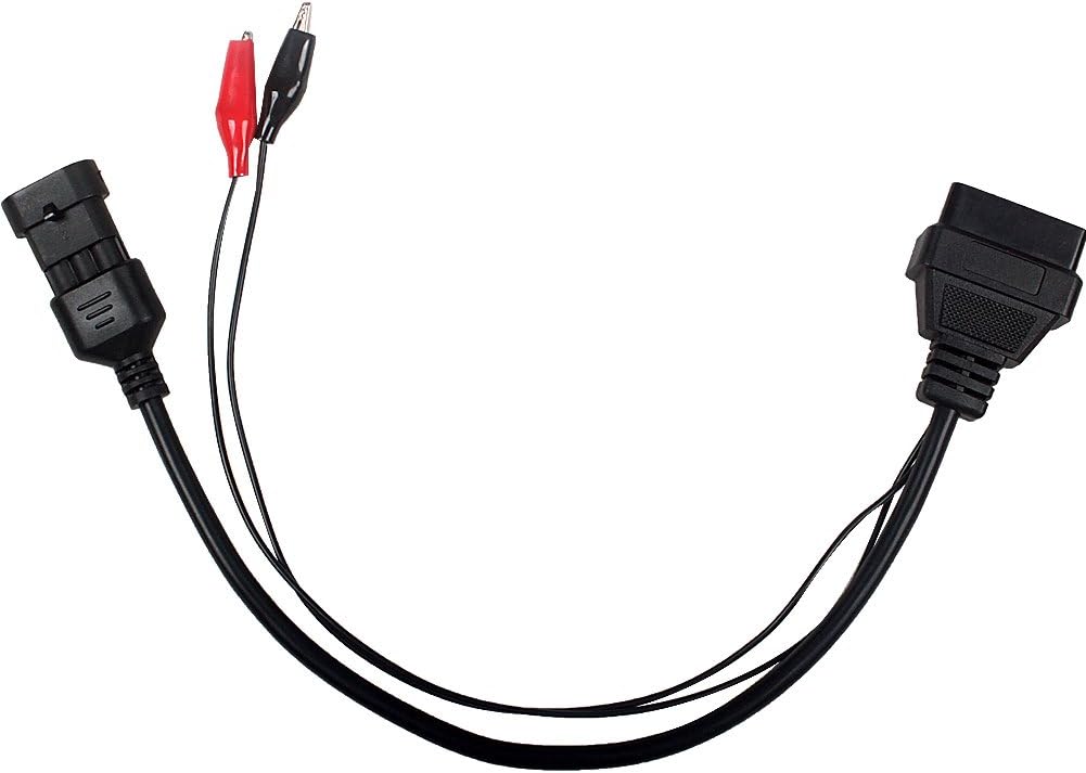 OBD2 16 Pin to OBD Fait 3 Pin Connector Diagnostic Adapter Fiat Diagnostic Cable