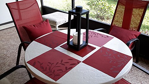 2 HEBE+Placemats+Heat+Resistant+Resistant+Washable