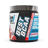 BPI Sports Best BCAA Shredded - Caffeine-Free Thermogenic Recovery Formula - BCAA Powder - Lean Muscle Building - Accelerated Recovery - Weight Loss - Hydration - Watermelon Ice - 25 Servings - 9.7 oz