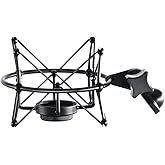 TLM 103 Shock Mount - Microphone Mount Compatible for Neumann TLM 103 M147 Condenser Mic by SUUNTOKS,Black