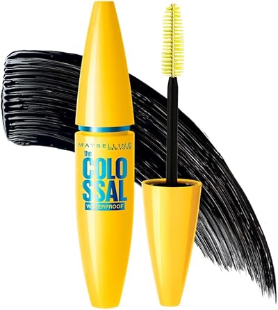 Maybelline Colossal Mascara Black Waterproof 10ml Mega Volume Clump-Free