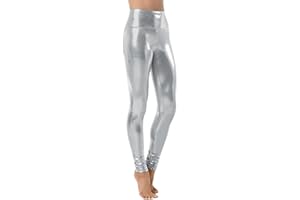 Balera Metallic Full-Length Leggings for Girls & Women Perfect for Dance