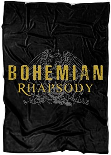 TOLETORE Bohemian Rhapsody Soft Fleece Throw Blanket, British Rock Band Fleece Luxury Blanket (Large Blanket (80"x60"))