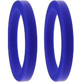 2 Pcs Coffee Machine Group Head Seal For Gaggia E61,Silicone Group Gasket 8.5 mm Group Head Kit For Gaggia E98 Coffee Machines,Blue