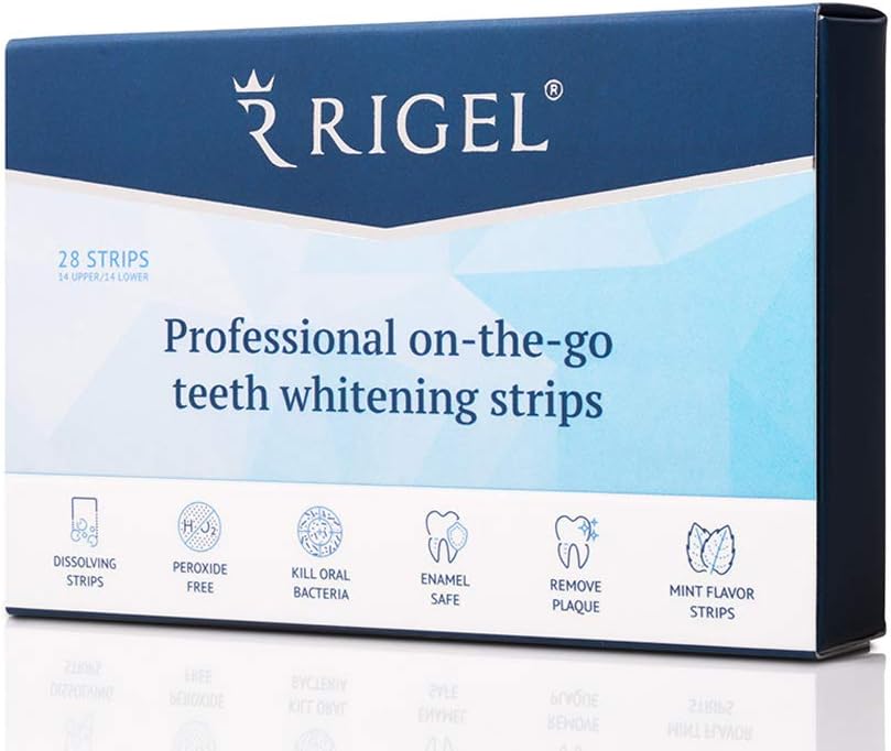 Rigel Professional On The Go Teeth Whitening Strips 28 pcs Peroxide