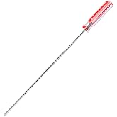Kyuionty Phillips Screwdriver 10 Inch, #1 Extra Long Shaft Cross Head | Extra Long Screwdriver Non-Slip Handle, Secures Screws In Tight Spots, for Electronics and Auto Repair